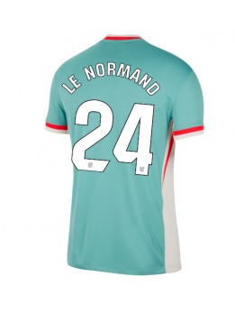 Atletico Madrid Robin Le Normand #24 Gostujuci Dres 2024-25 Kratak Rukavima